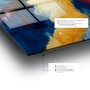 Wallity Cuadro decorativo de cristal templado Multicolor 50 x 70 cm